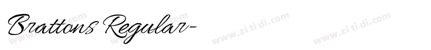 Brattons Regular字体转换 Brattons Regular字体转换